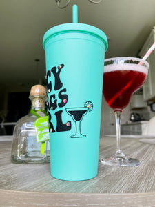 Spicy Margs Girl Matte Tumbler