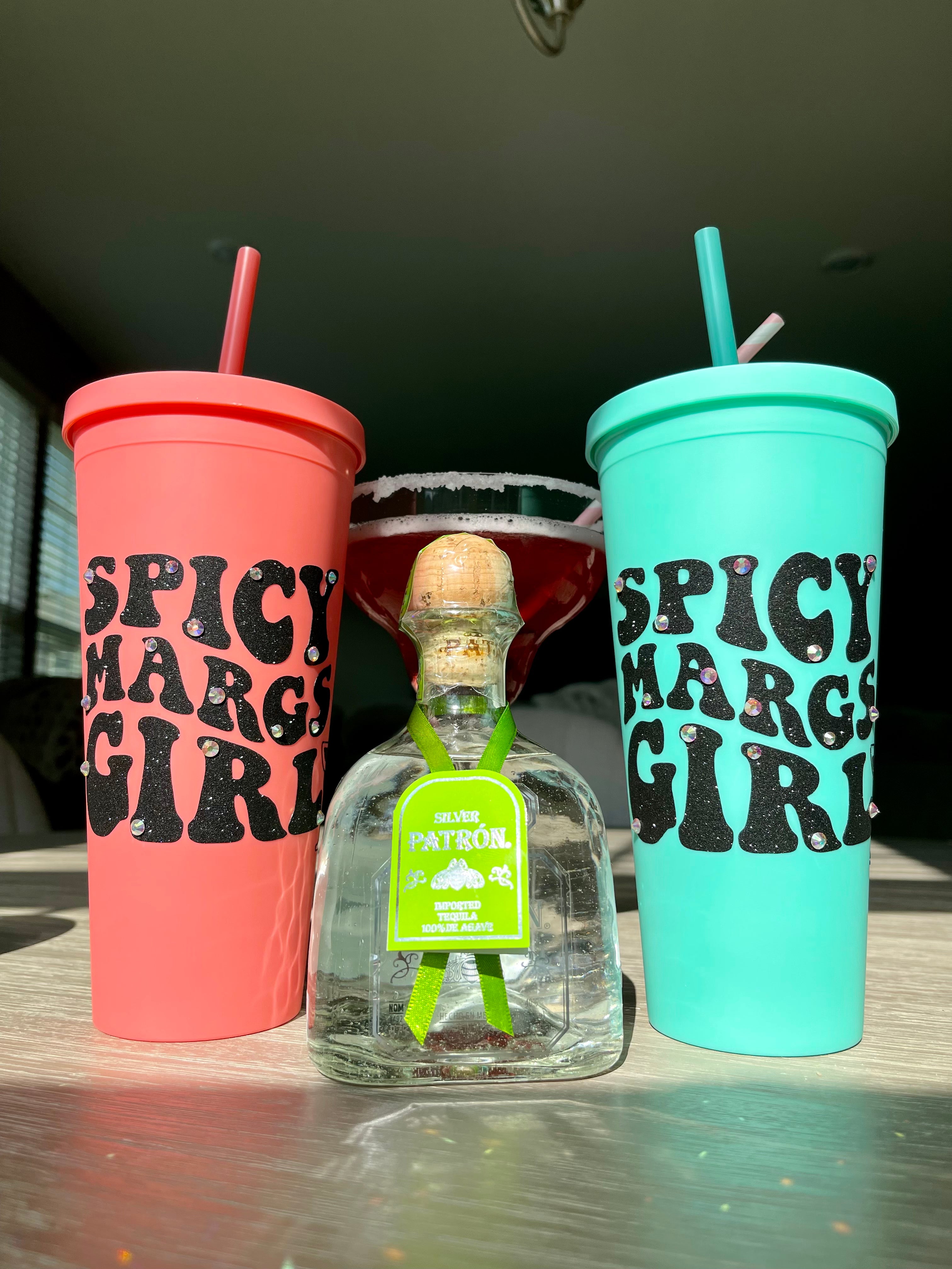 Spicy Margs Girl Matte Tumbler