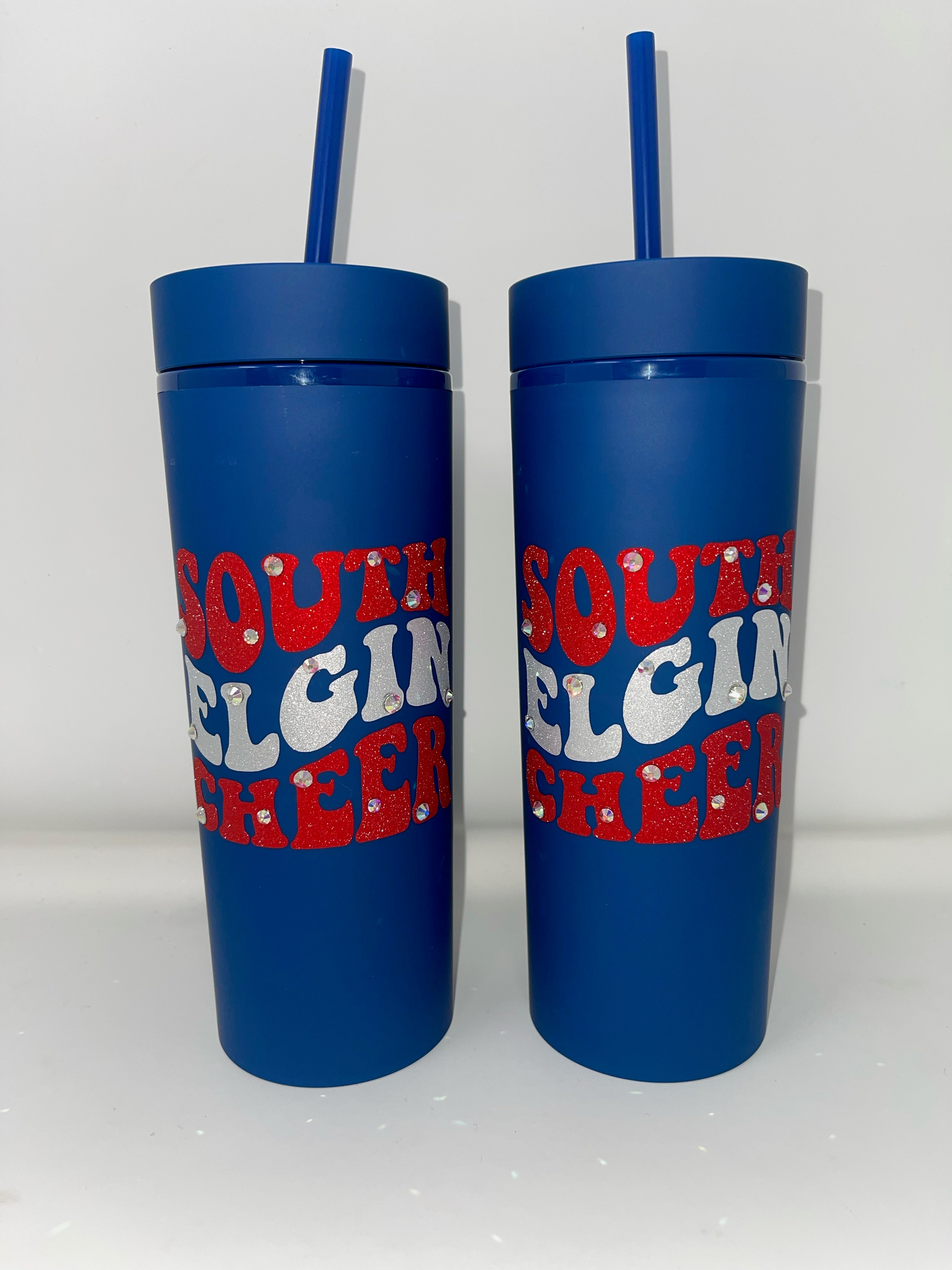 SEHS Cheer Navy Matte Tumbler