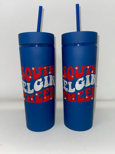 SEHS Cheer Navy Matte Tumbler