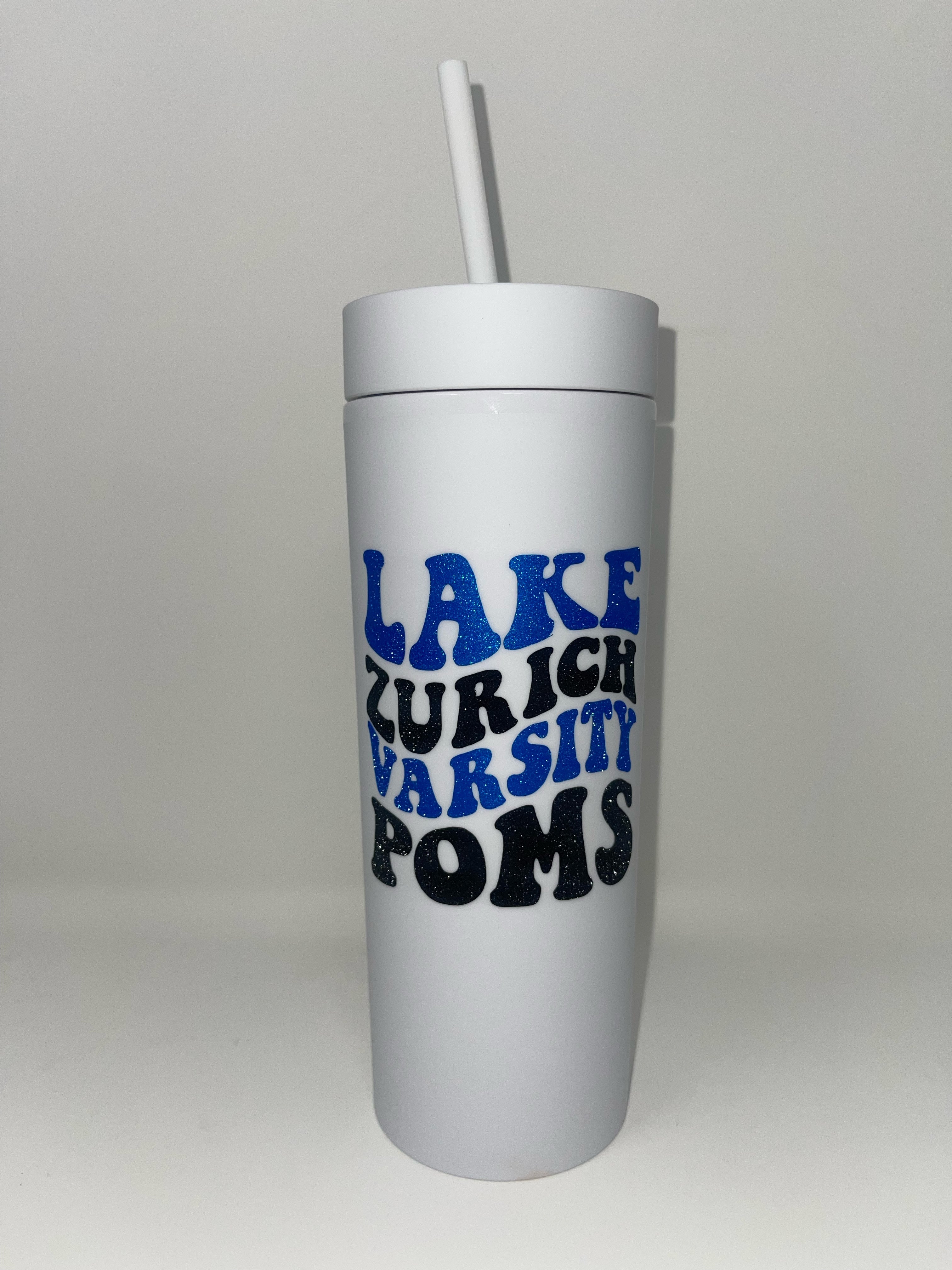 Lake Zurich Varsity Poms Matte Tumbler