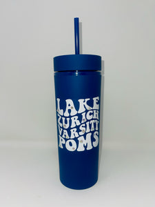 Lake Zurich Varsity Poms Matte Tumbler