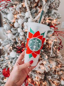 Starbucks Tumbler - Poinsettia