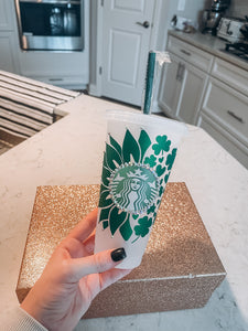 Starbucks Tumbler - Sunflower w/ Shamrocks