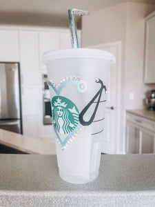 Cinderella Blue Nursing Stethoscope Starbucks Tumbler