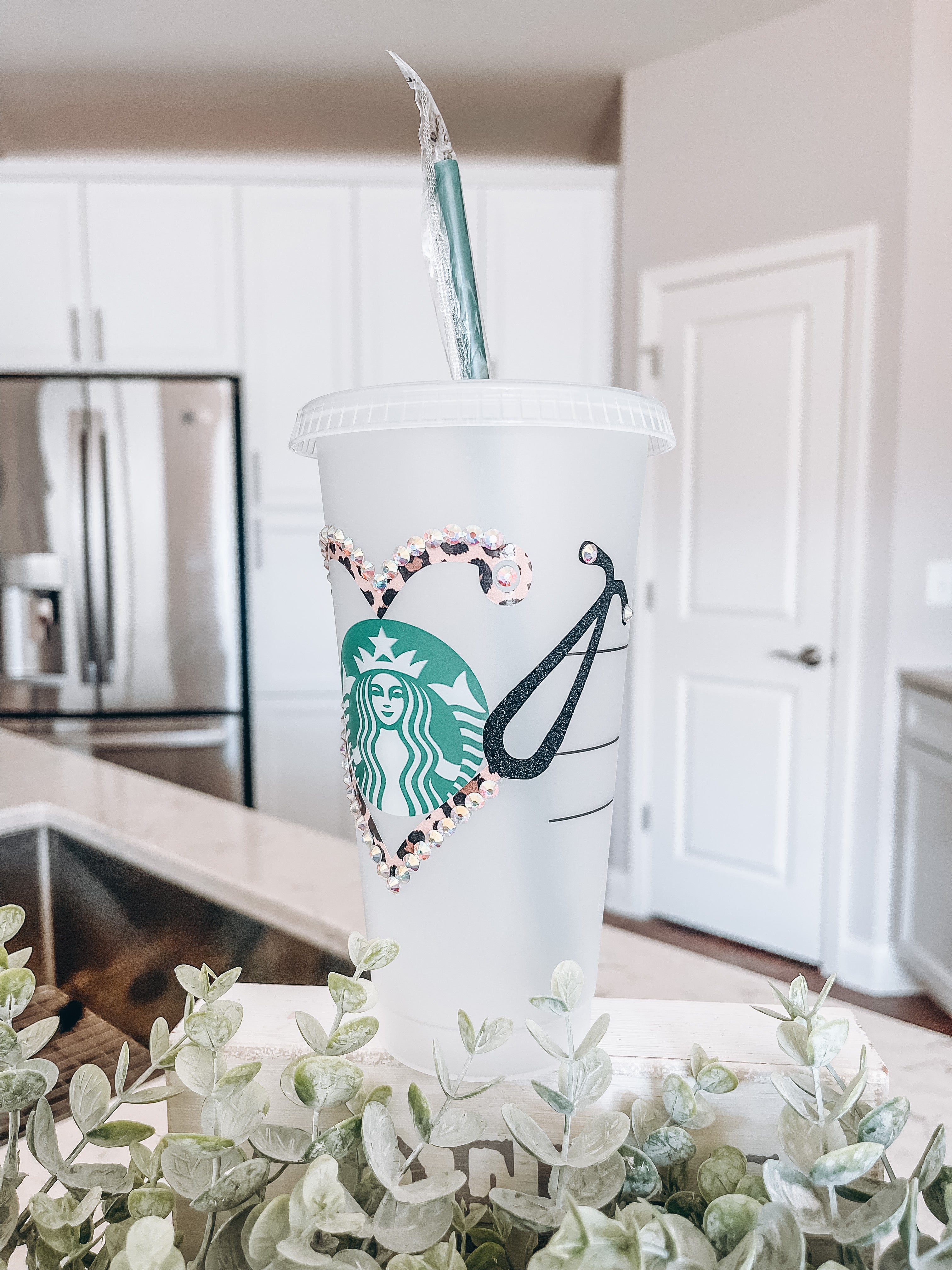 Leopard Nursing Stethoscope Starbucks Tumbler