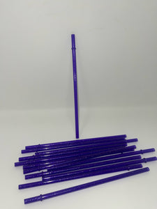 ADD ON - PURPLE GLITTER STRAW