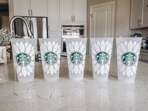 Mystery Color Changing Sunflower Starbucks Tumbler