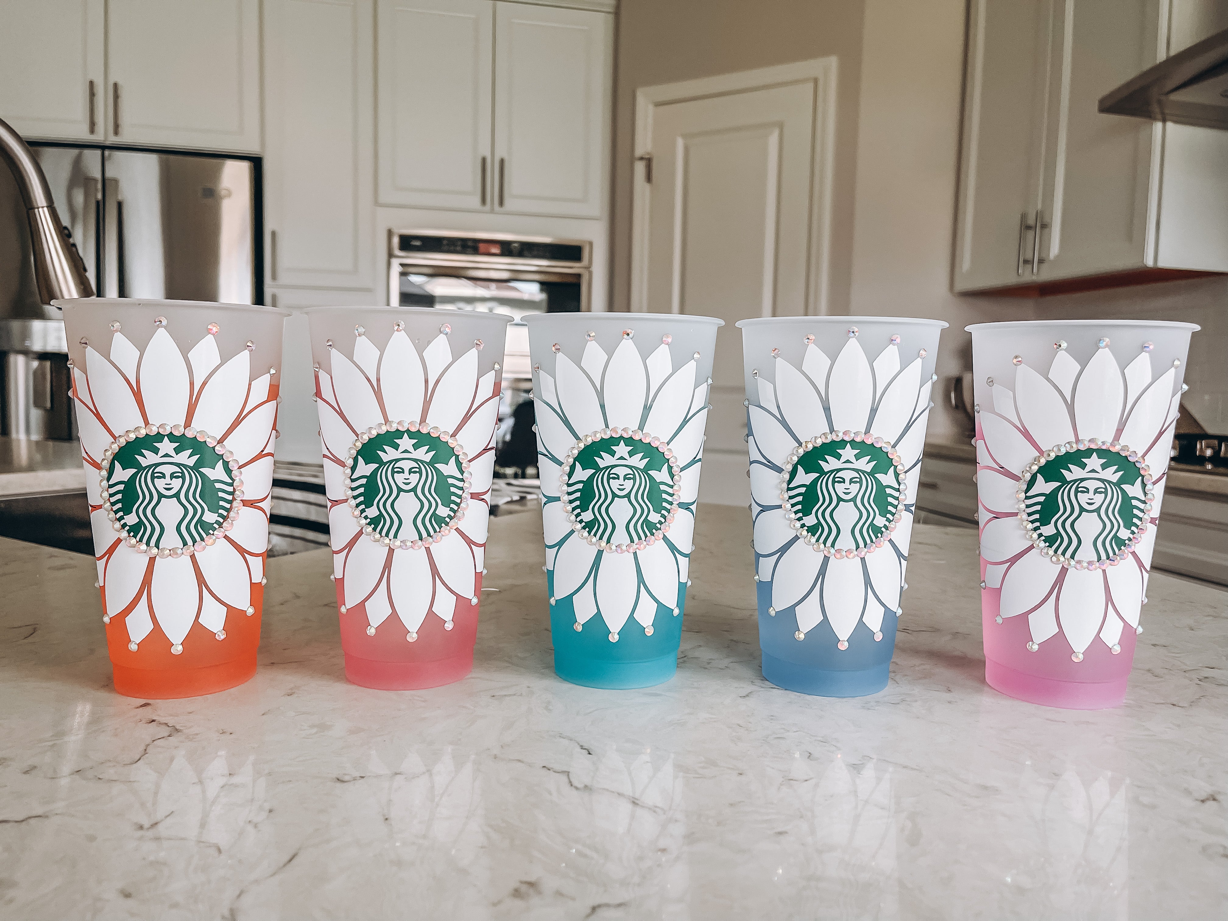 Mystery Color Changing Sunflower Starbucks Tumbler