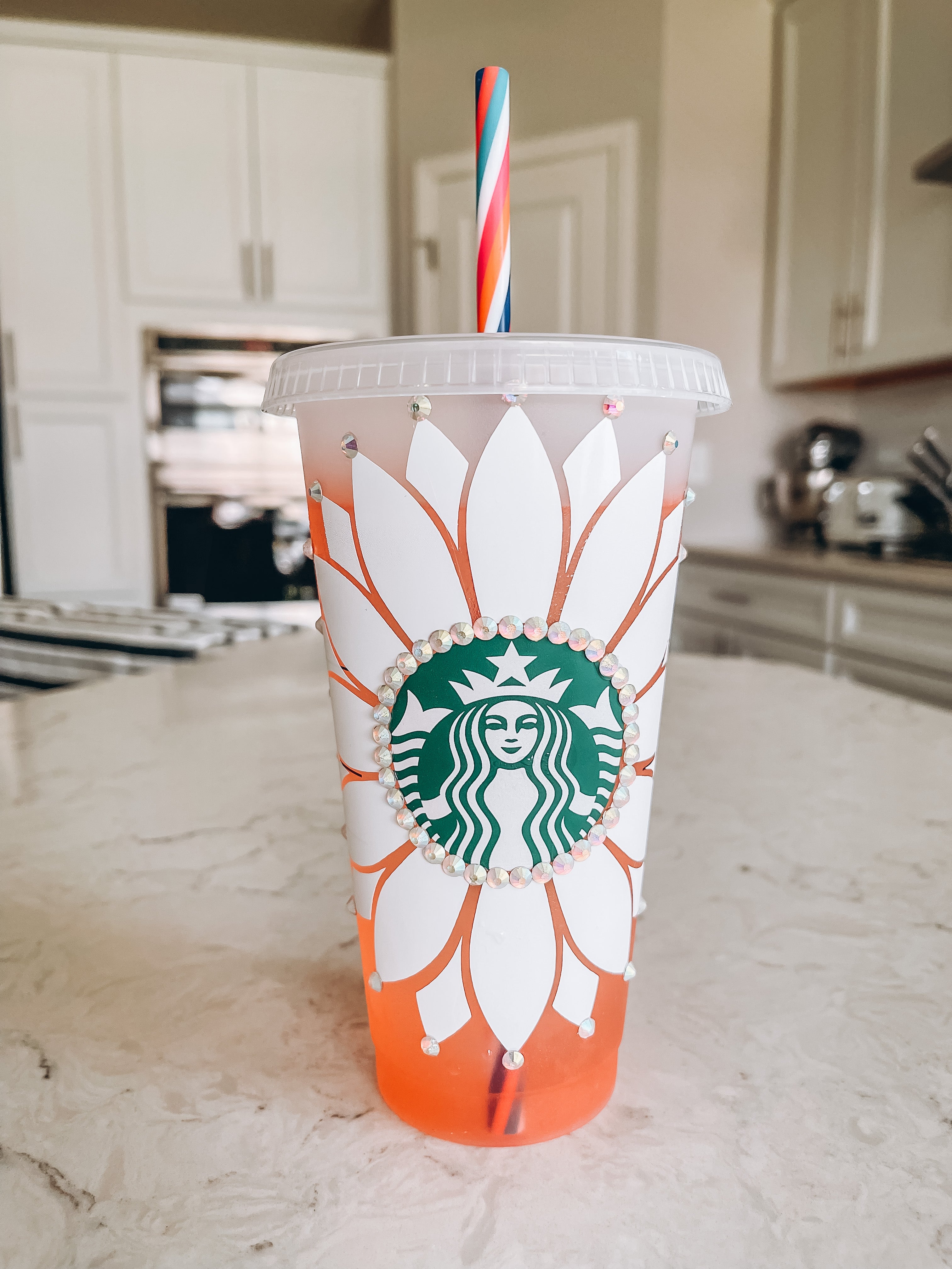 Mystery Color Changing Sunflower Starbucks Tumbler