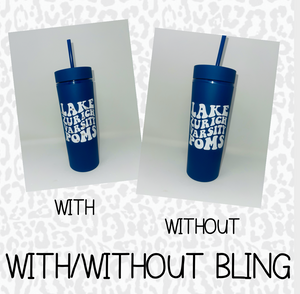 Lake Zurich Varsity Poms Matte Tumbler